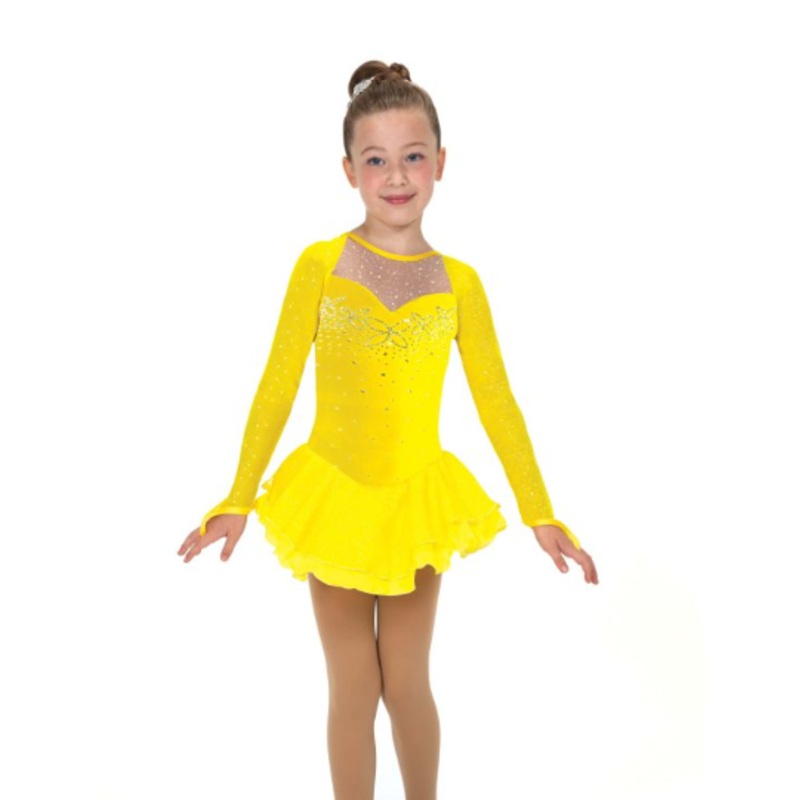 J694/22 Ice and Sun Dress Sun Yellow Child 12-14