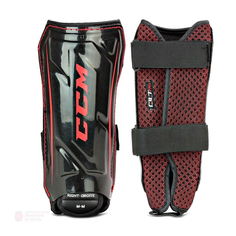 Quicklite 170 Ball Hockey Shin Guard Senior BLACK/RED S