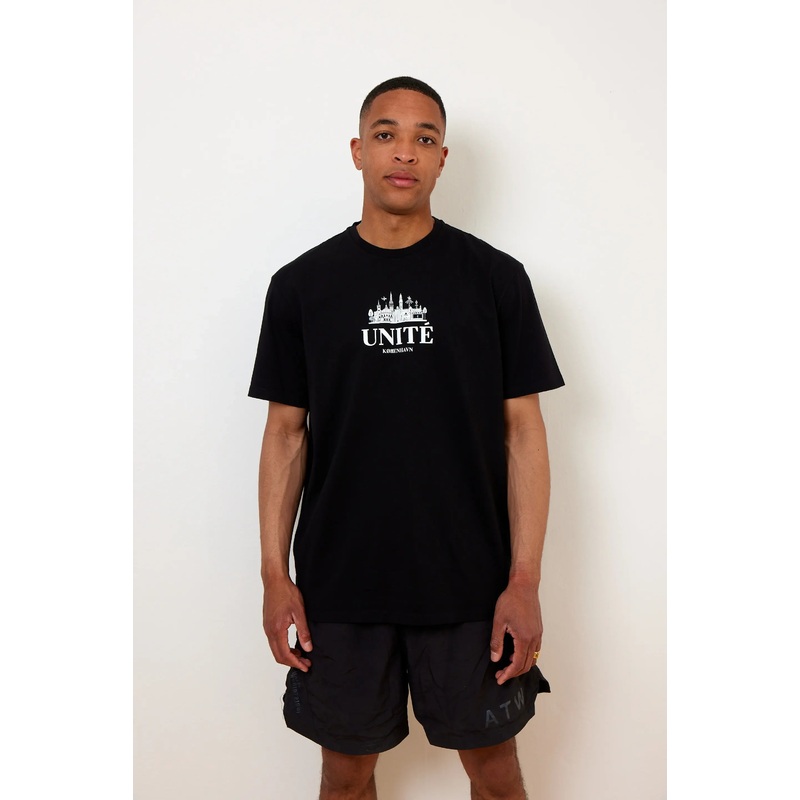 Unit Kbenhavn Classic Tee Unisex Sort Sz:S