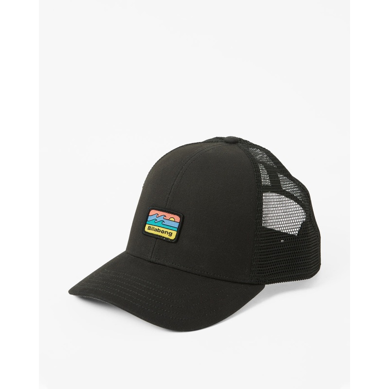 Walled Trucker Hat BLACK