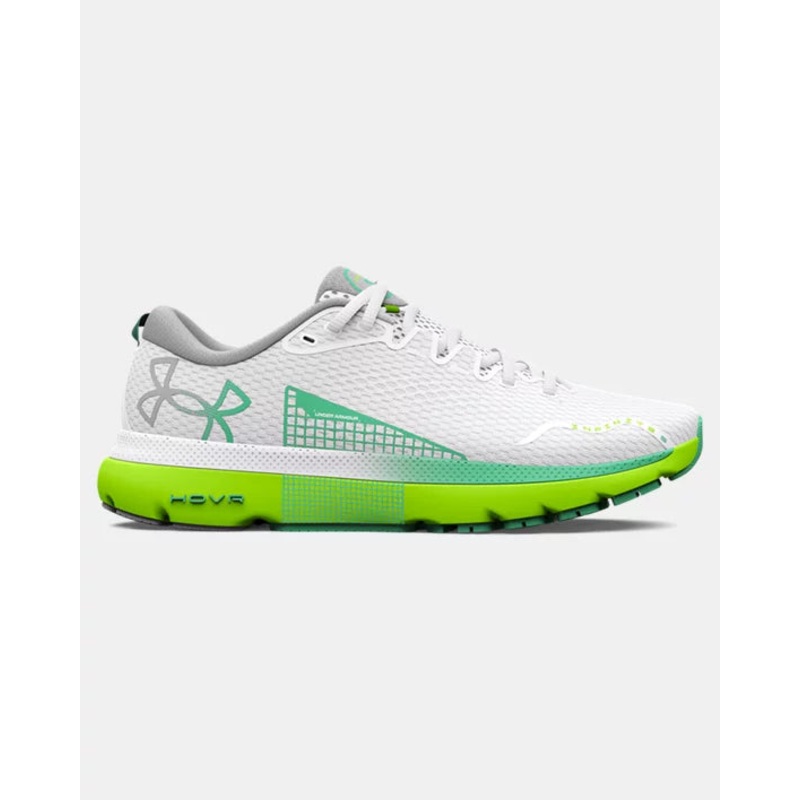 Women’s HOVR Infinite 5 Running Shoes WHITE/LIME SURGE 6