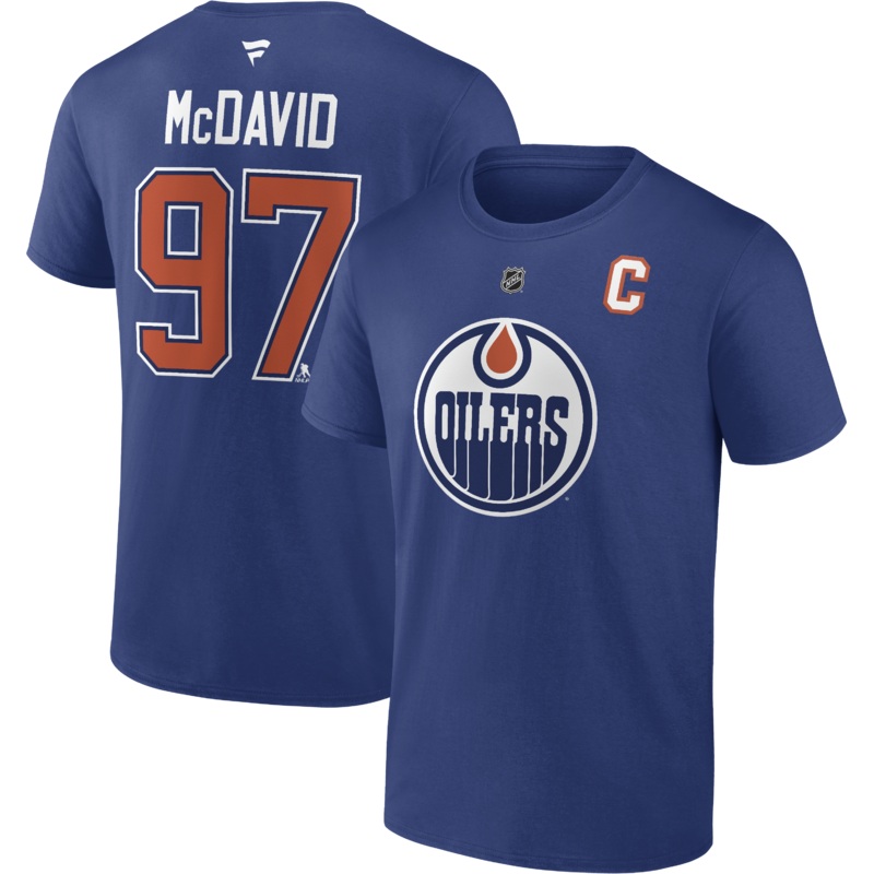 Authentic Stack Men’s Tee Edmonton Oilers – McDavid NAVY S