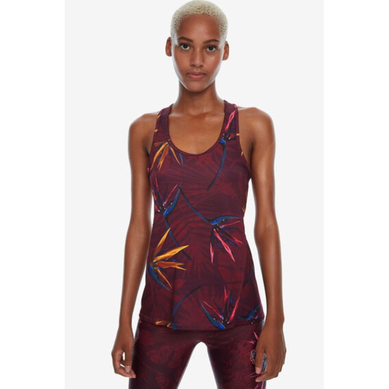 Desigual Sport Racerback Top – Ethnic Adult Small
