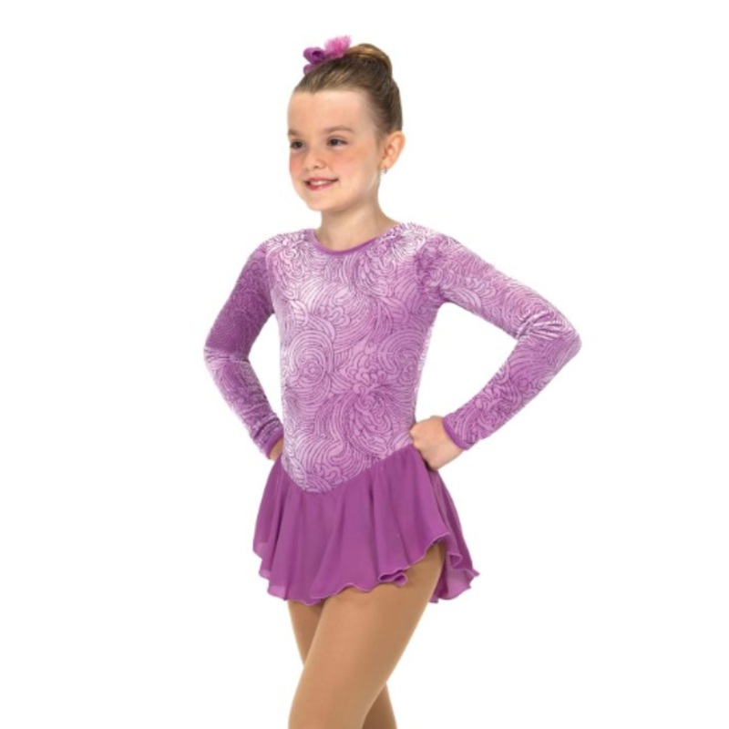 J661/22 All A-swirl Dress Petal Purple Child 6-8