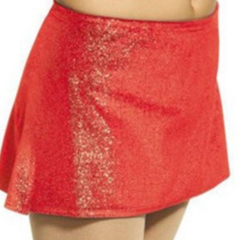 MD2838 Mondor Red Glitter Skirt 12 – 14