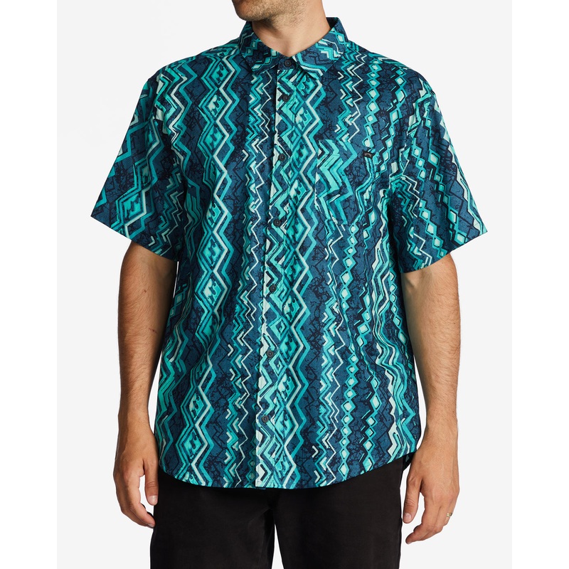 Men’s Sundays Short Sleeve Shirt DARK MINT M