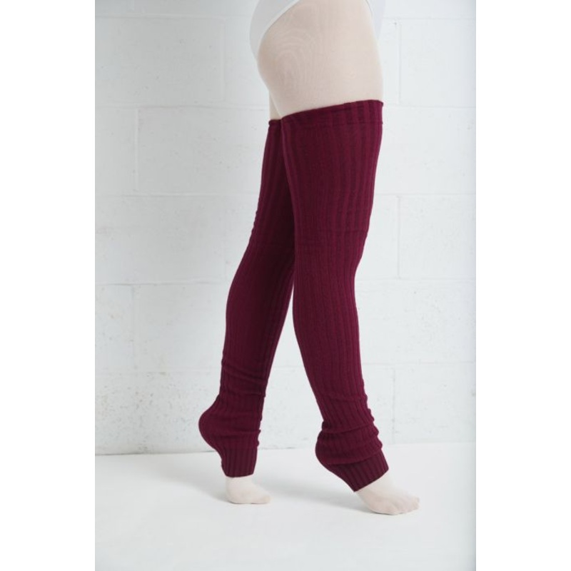 Mondor Thigh High Legwarmers 36″ – Merino Black