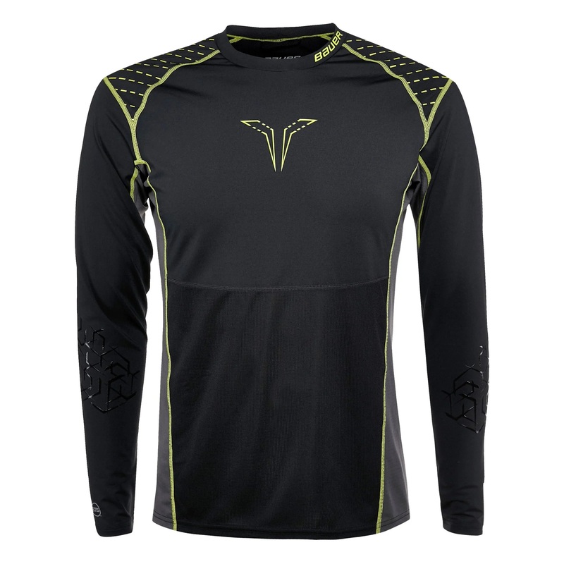 Bauer Premium Long Sleeve Grip Crew Top- Youth S