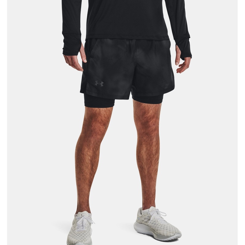 Iso-Chill Up The Pace 2-in-1 Shorts BLACK/REFLECTIVE S