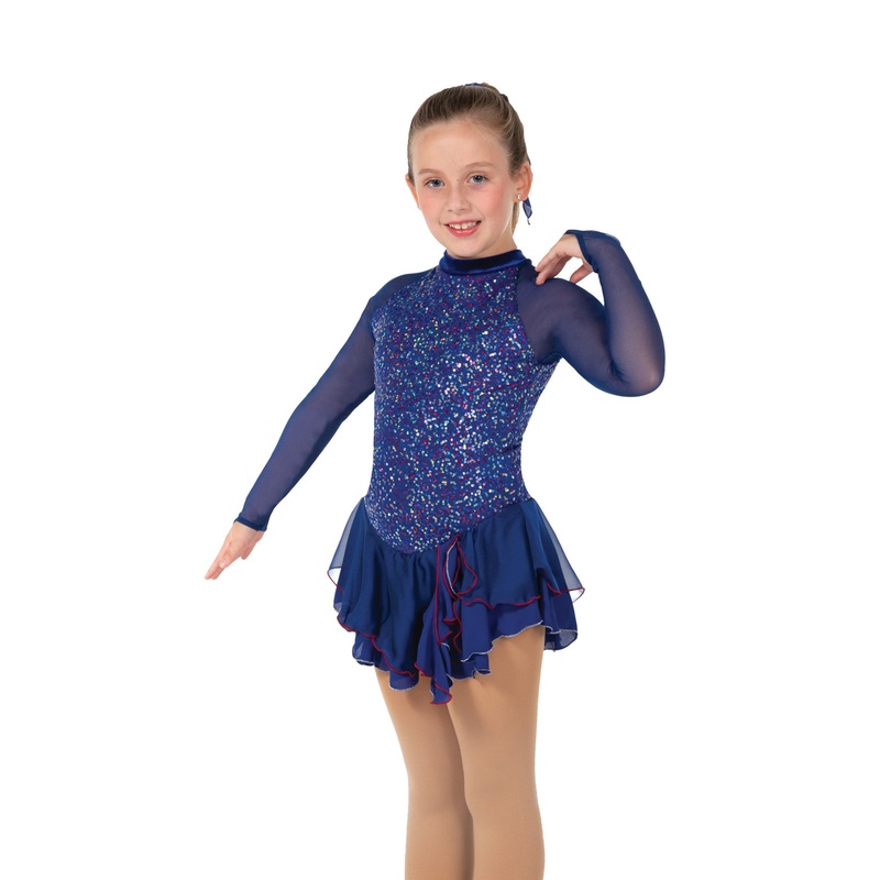 J144/23 Sapphire Sequins Dress Child 10-12