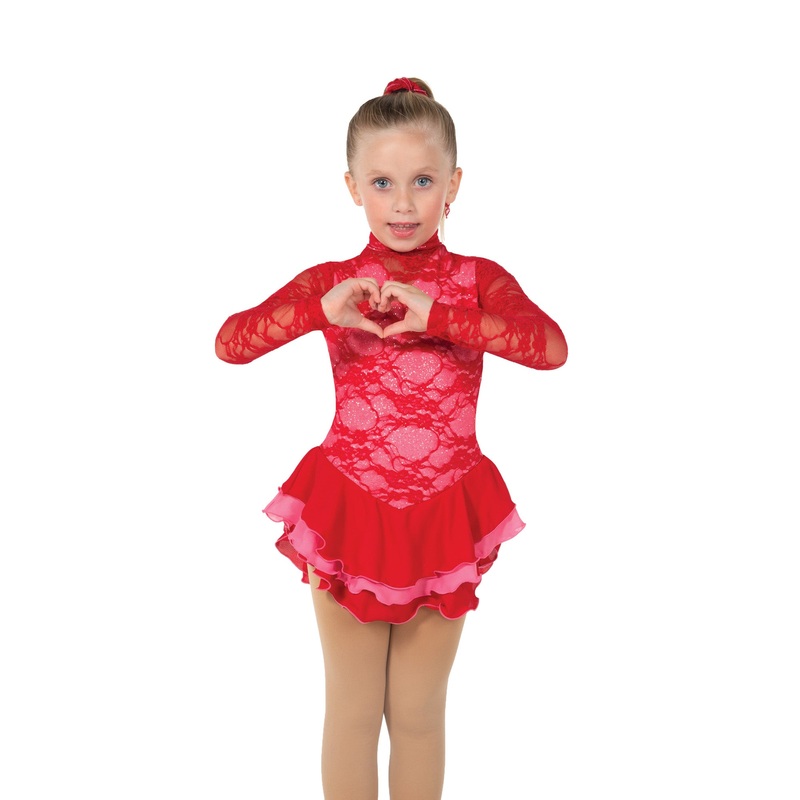 J147/23 Candy Hearts Dress Child 6-8