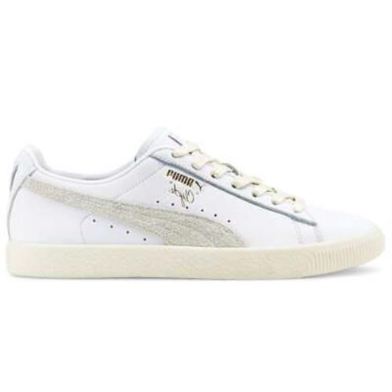 Men’s Clyde Base Lace Up Sneakers WHITE 6