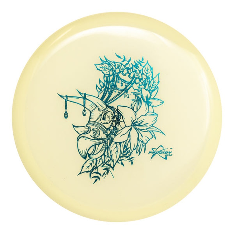 M4 400 Glow Plastic- Herbivora Stamp Disc Golf Disc