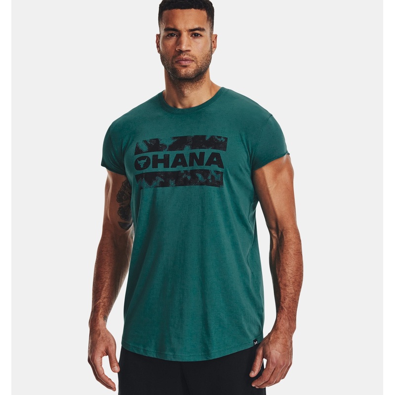 Project Rock Cap Sleeve Tee Men’s COASTAL TEAL S