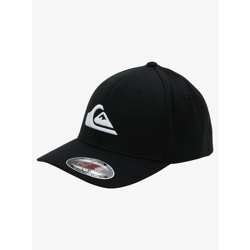 Mountain and Wave Flexfit Hat BLACK/WHITE S-M