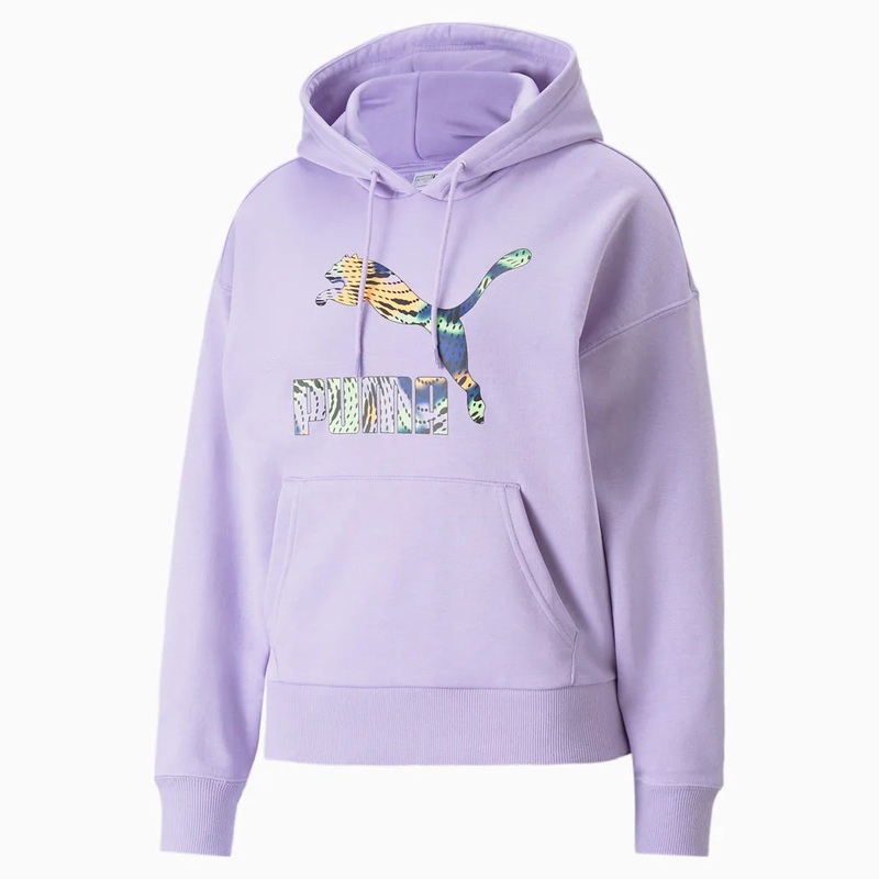 Women’s Classics Logo Infill Hoodie VIVID VIOLET S