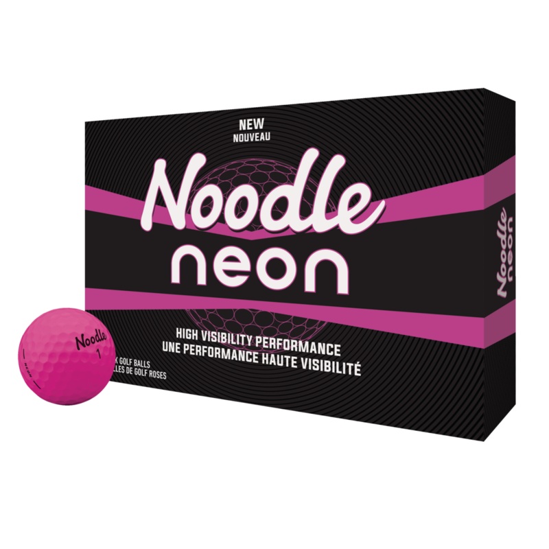 Noodle Neon Golf Balls (12 Pack) PINK