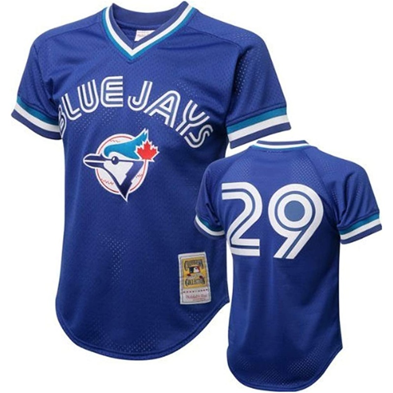 Toronto Blue Jays Joe Carter 1993 Authentic Cooperstorn Mesh Batting Practice Jersey L