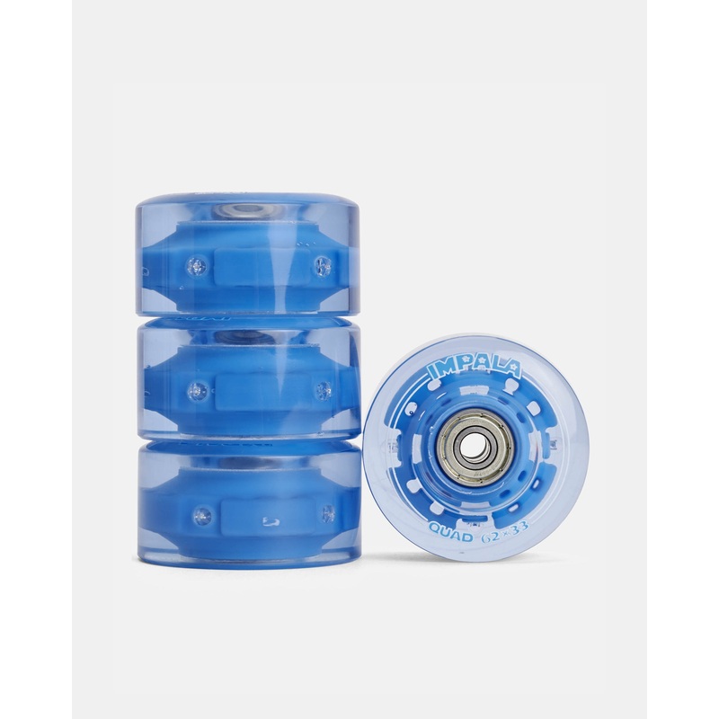 Impala Light Up Roller Skate Wheels (4 Pack) – Blue Blue 62
