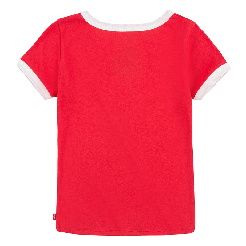 Meet and Greet Ringer Girls’ T-Shirt RED S