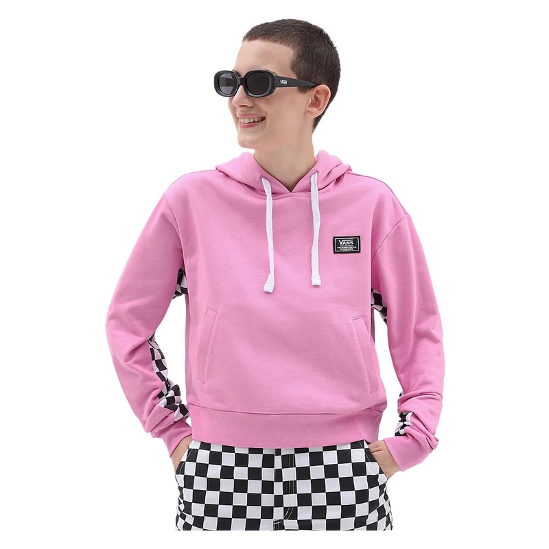 Women’s Boom Boom Check It Crop Hoodie CYCLAMEN S