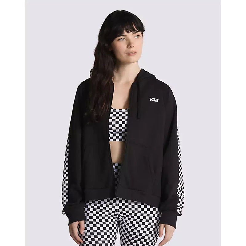 Women’s Funniest Times Full Zip Hoodie BLACK S