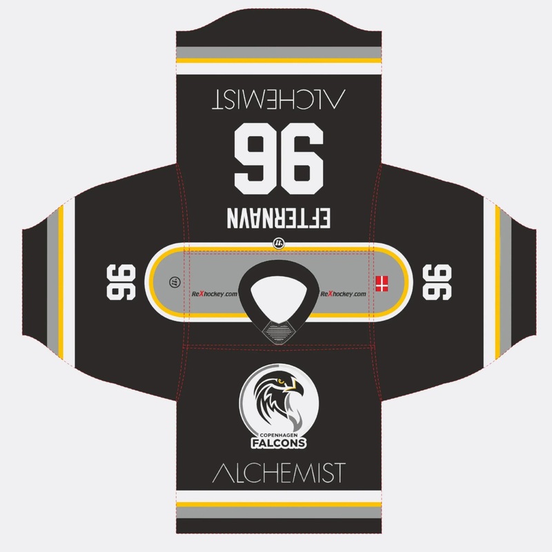 Falcons Game Jersey m.silicone Black Senior XXL