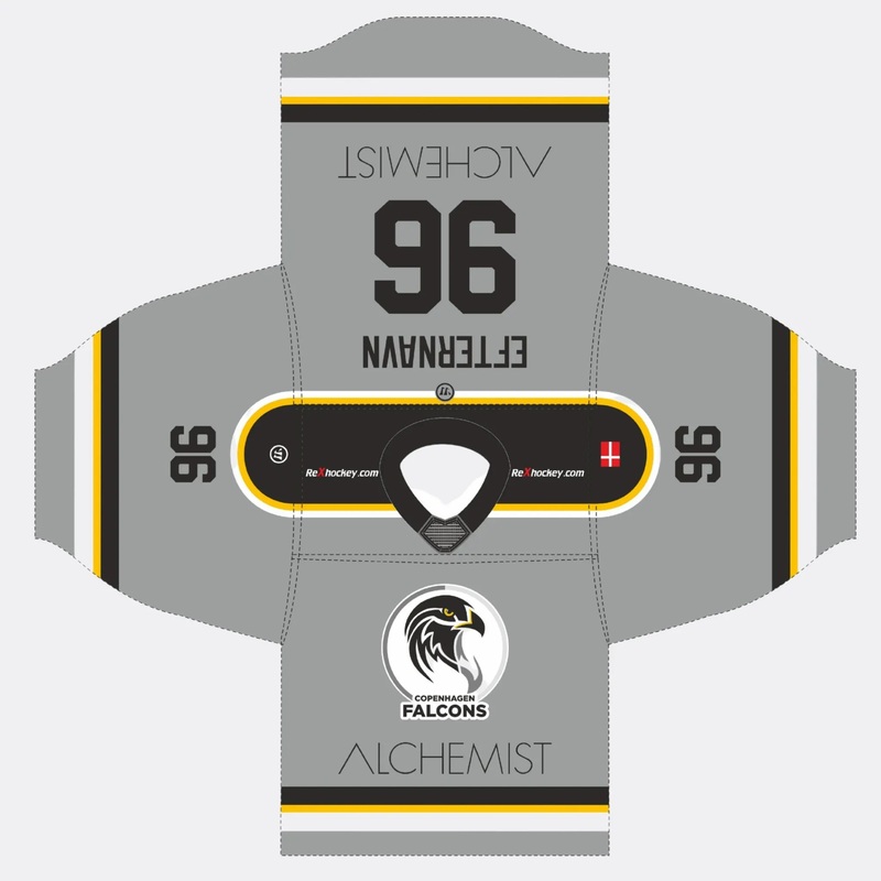 Falcons Game Jersey m.silicone Grey Senior XXL