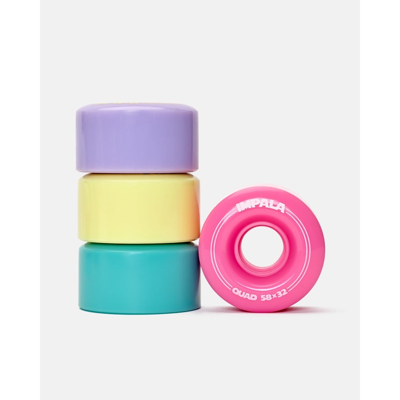Impala Roller Skate Wheels (4 Pack) – Pastel Multi Pastel Multi 58
