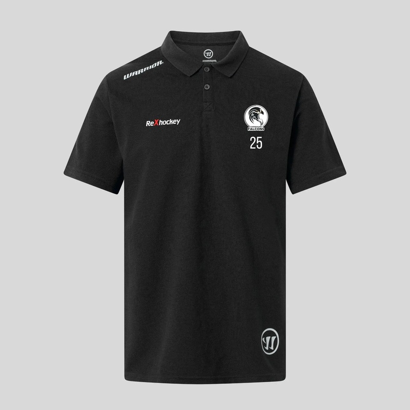 S25/26 FALCONS STREET COTTON POLO SENIOR Co:BK Sz:S