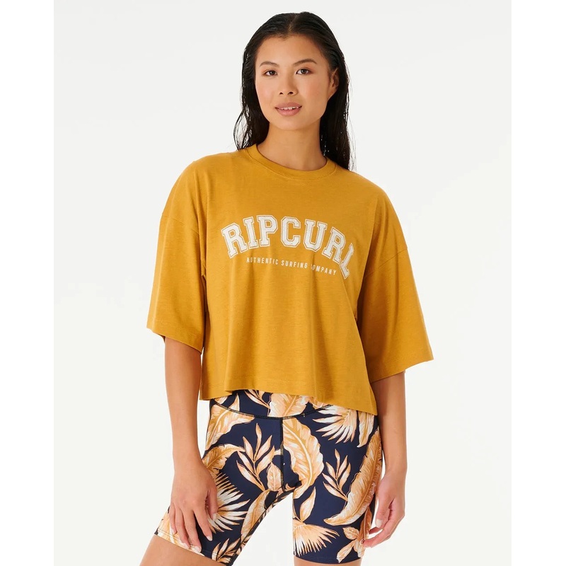 Seacell Crop Heritage Tee Women’s GOLD S