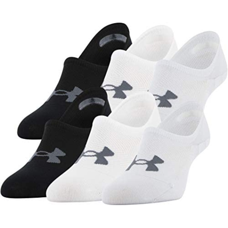 Women’s Breathe Lite Ultra Low Liner Socks 6-Pack BLACK/WHITE/GREY M
