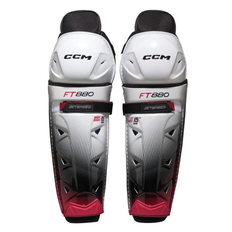 CCM Junior Jetspeed FT880 Hockey Shin Guards – 2025 11″