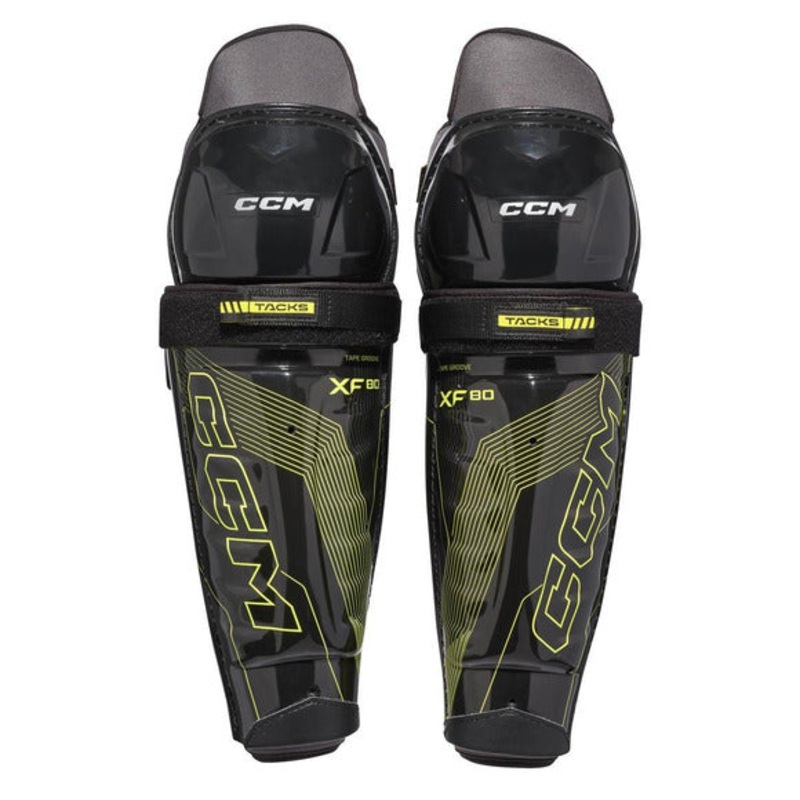 CCM Senior Tacks XF 80 Hockey Shin Guards – 2025 14″