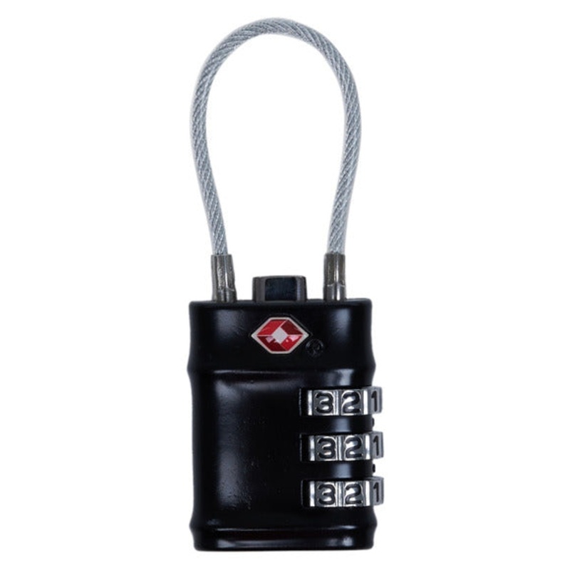 Gravity TSA Combination Cable Padlock
