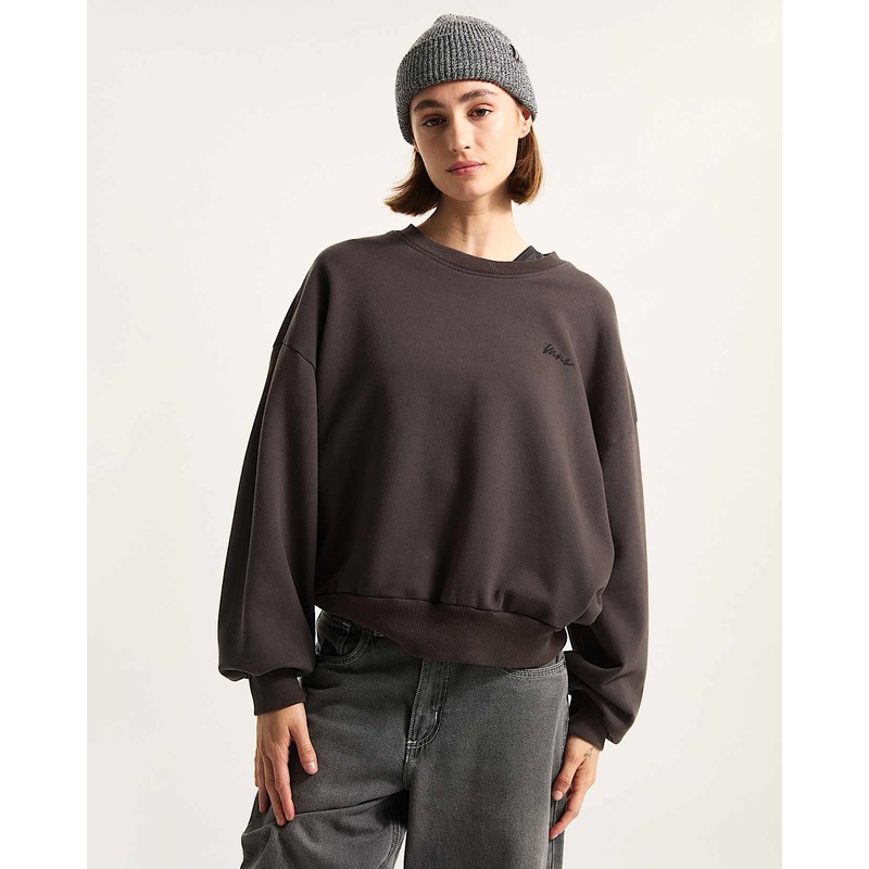 Vans Women’s Retro Crew Sweatshirt BLACK S