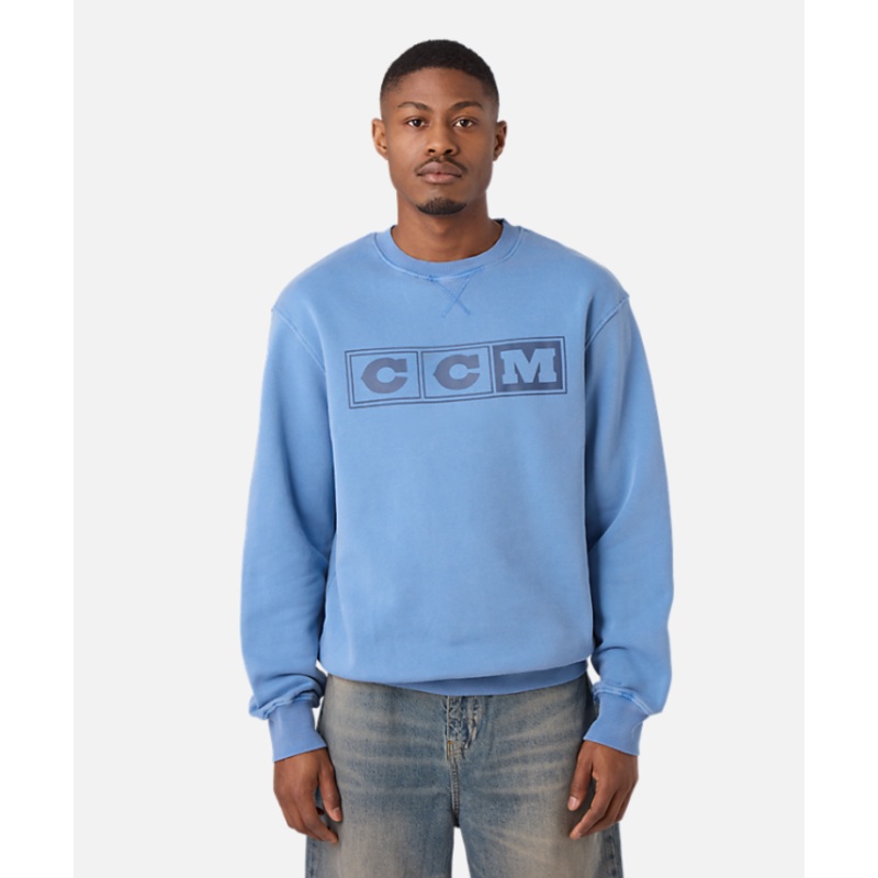 CCM Adult Vintage Crewneck Sweater RIVIERA M