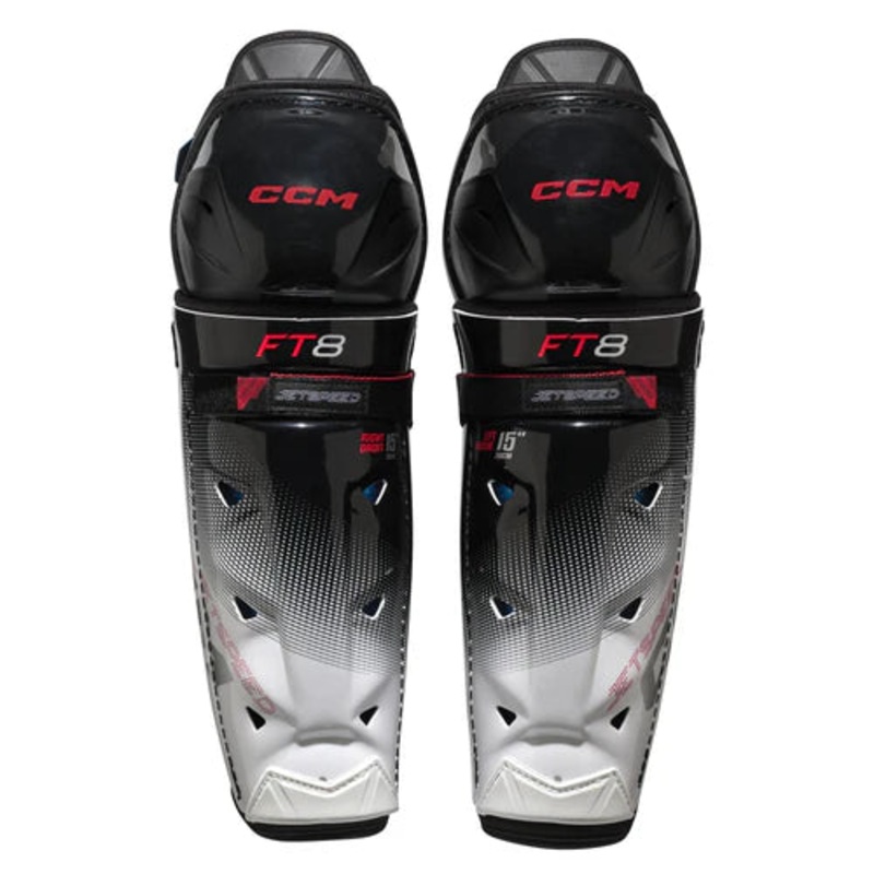 CCM JetSpeed FT8 Junior Shin Guards 11″