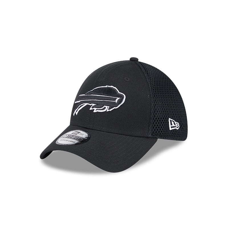 New Era Buffalo Bills Black Main Neo 39THIRTY Flex Hat S/M