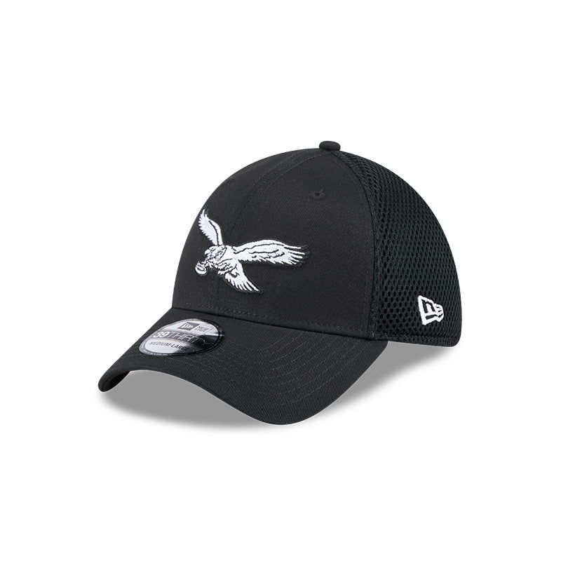 New Era Philadelphia Eagles Black Main Neo 39THIRTY Flex Hat S/M