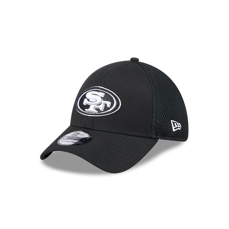New Era San Francisco 49ers Black Main Neo 39THIRTY Flex Hat S/M
