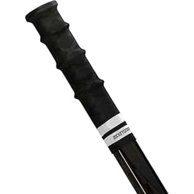 RocketGrip Rubber Hockey Stick Grip BLACK/WHITE SR/INT