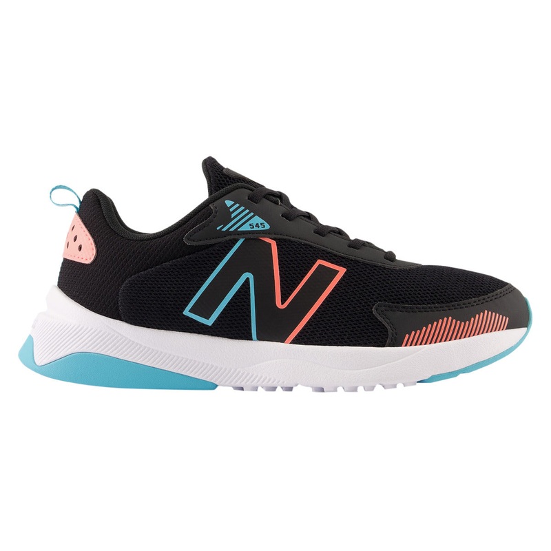 Girl’s DynaSoft 545 (GS) Junior Athletic Shoes BLACK/BLUE/PINK/WHITE 3.5