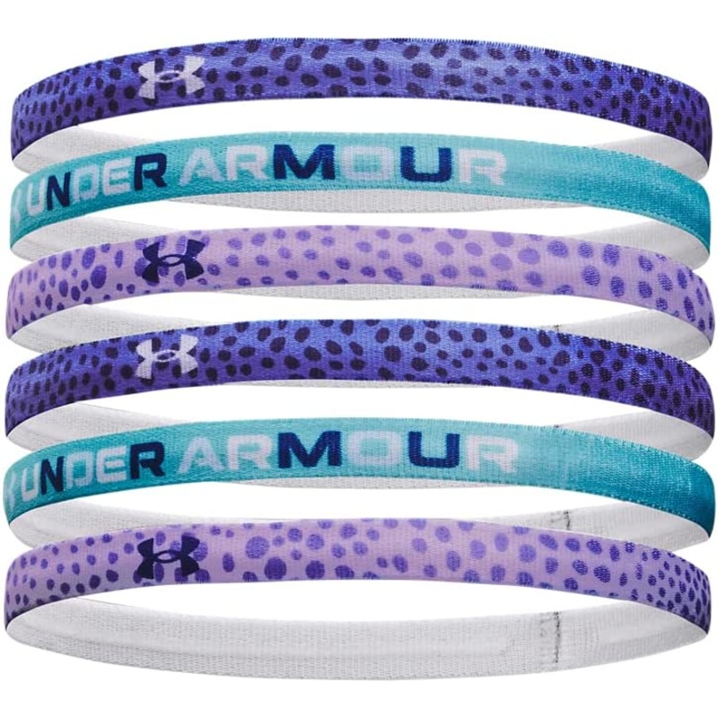 Girls’ Graphic Headbands – 6 Pack BAJA BLUE/GLACIER BLUE/NEBULA PURPLE