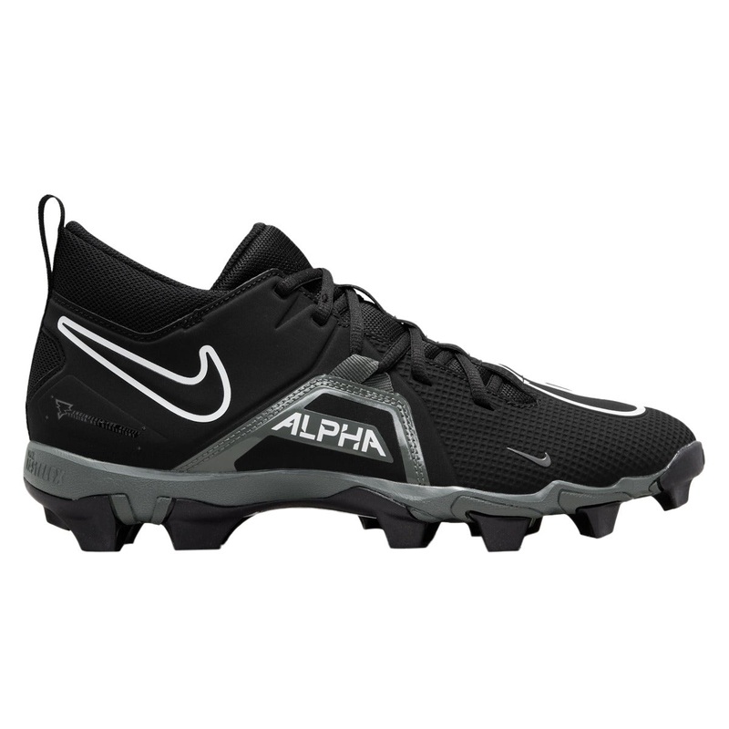 Men’s Alpha Menace 3 Shark Football Cleats BLACK/WHITE/DS 6.5