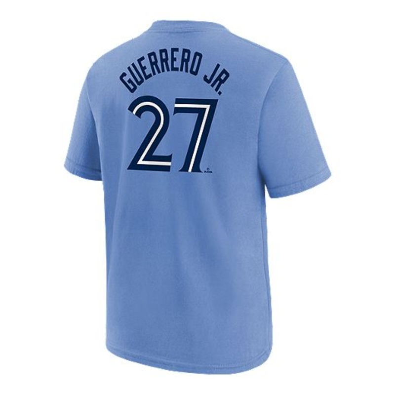 Name & Number T-shirt Child Toronto Blue Jays- Vladimir Guerrero Jr. VALOR BLUE 4