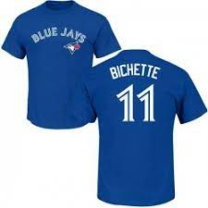 Name & Number T-shirt Youth Toronto Blue Jays BICHETTE RUSH BLUE S
