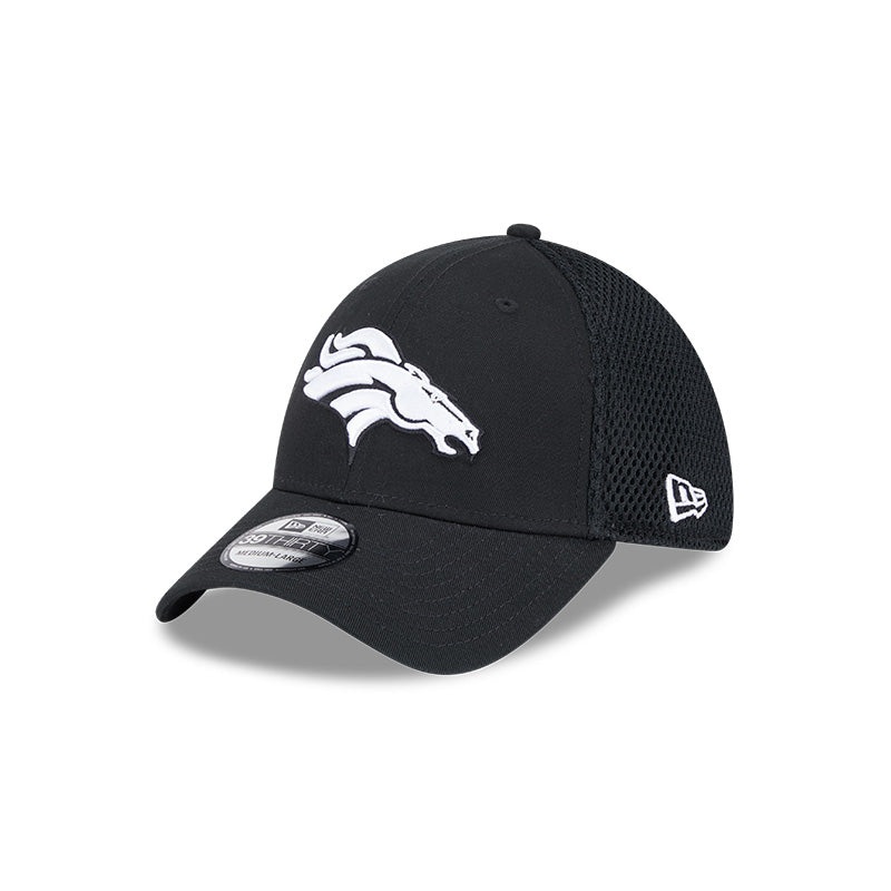 New Era Denver Broncos Black Main Neo 39THIRTY Flex Hat S/M