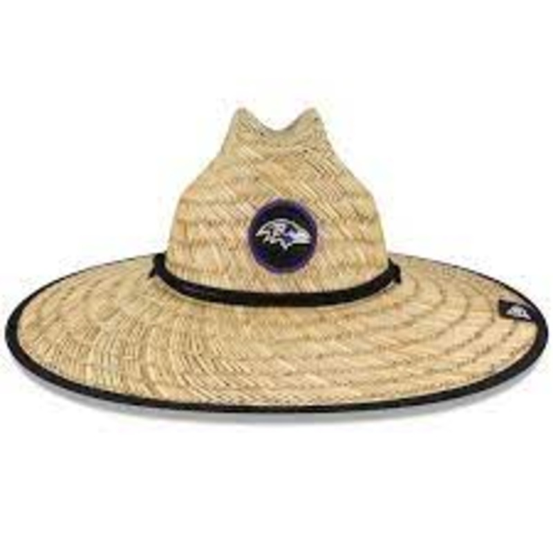 NFL Training Camp Official Straw Lifeguard Hat BALTIMORE RAVENS