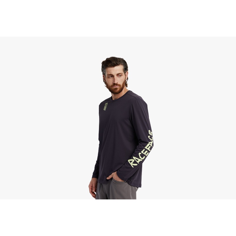 Race Face Commit Long Sleeve Tech Top BLACK S